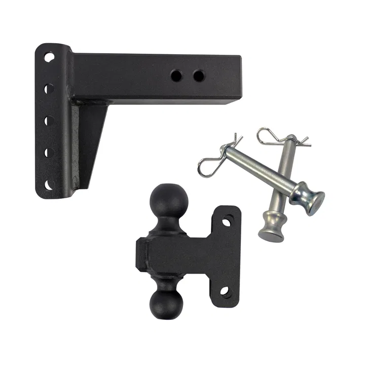 HD304 – BULLETPROOF Trailer Hitch Ball Mount, For 3 Inch Receiver Lockable (Lock Sold Separate) 22000 Pound Gross Tra...